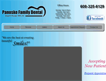 Tablet Screenshot of panoske-dental.com